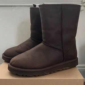 Classic Short Leather Boots